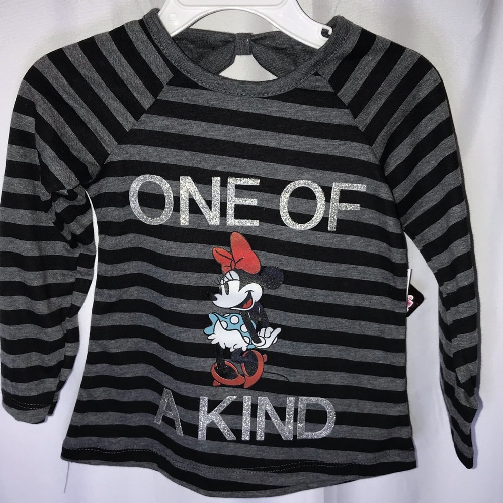 Disney Minnie “One of a Kind” striped t-shirt